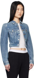Alexander Wang Blue Trucker Denim Jacket