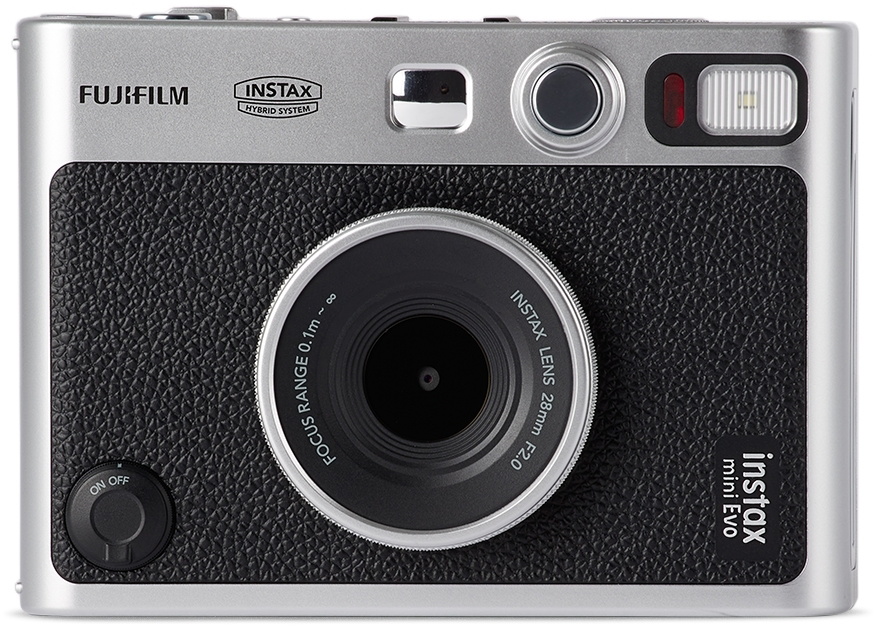 Canboc Custodia Rigida Per Fotocamera Fujifilm Instax Mini EVO - Con Tasca Rete E Cinghia, Protezione Antiurto, Nero