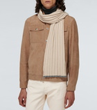 Brunello Cucinelli - Ribbed cashmere scarf