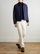 Canali - Wool Rollneck Sweater - Blue