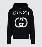Gucci - Hooded sweatshirt with interlocking G
