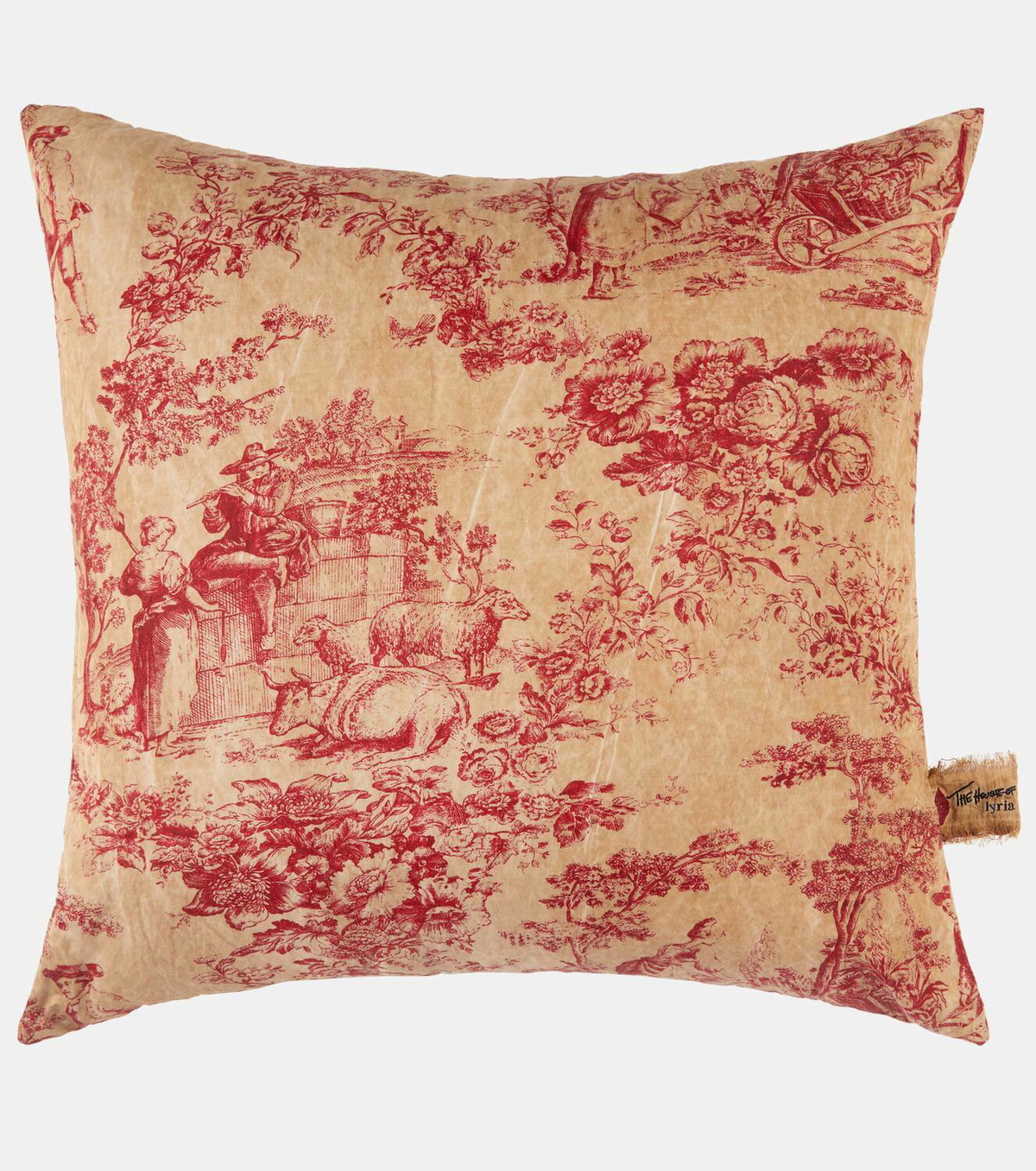 The House of Lyria Argia cotton jacquard cushion