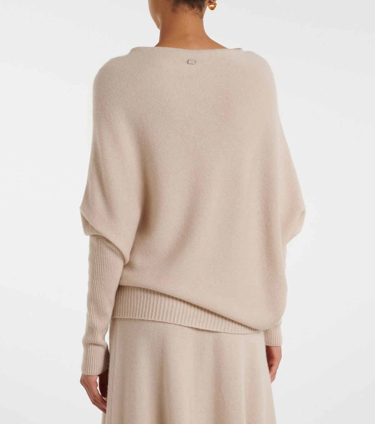 Agnona Asymmetric cashmere sweater