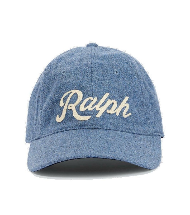 Photo: Polo Ralph Lauren Leather-trimmed baseball cap