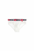Diesel Briefs with sheer devoré effect - Briefs Mens in White
