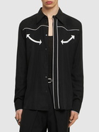 BALMAIN - Western Lyocell Shirt