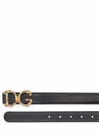 DOLCE & GABBANA - 2.5cm Dg Iconic Baroque Leather Belt