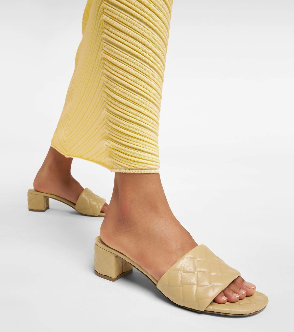 Bottega Veneta Amy leather mules Bottega Veneta