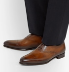 Berluti - Leather Oxford Shoes - Brown