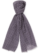 Anderson & Sheppard - Printed Cotton-Voile Scarf