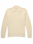 Orlebar Brown - Twain Crocheted Cotton Polo Shirt - Neutrals