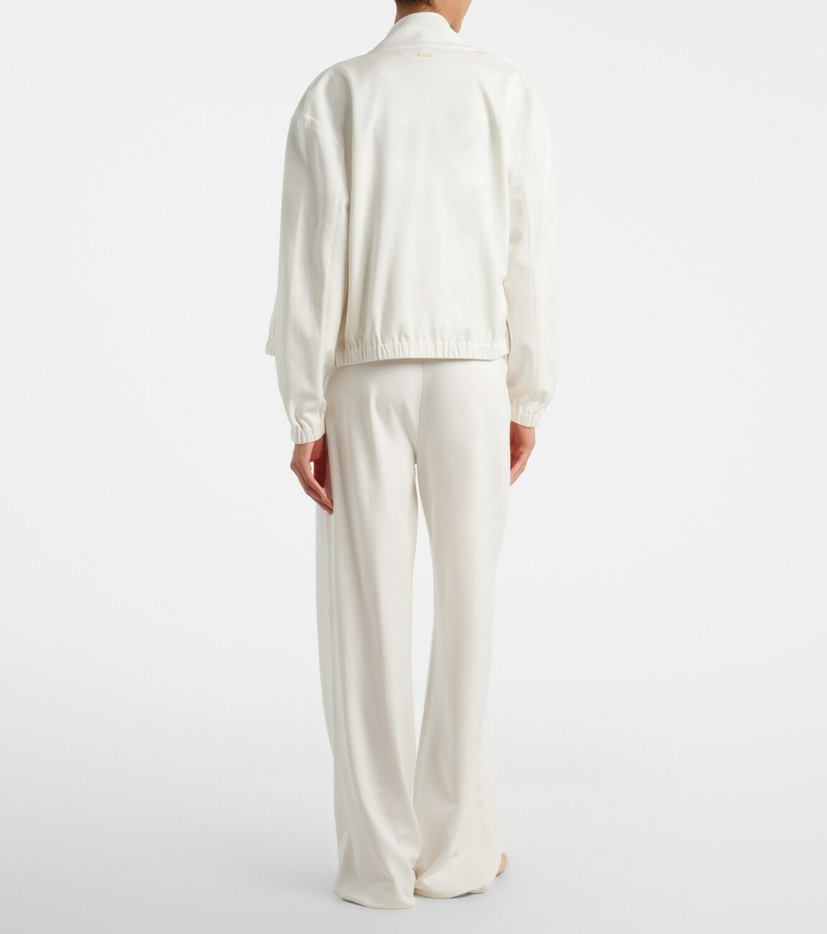 Max Mara Cotton and silk-blend sweatpants