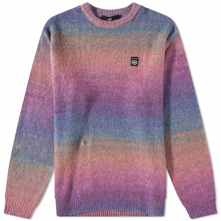 Photo: LMC Men's Ombre Brushed Crew Knit in Purple