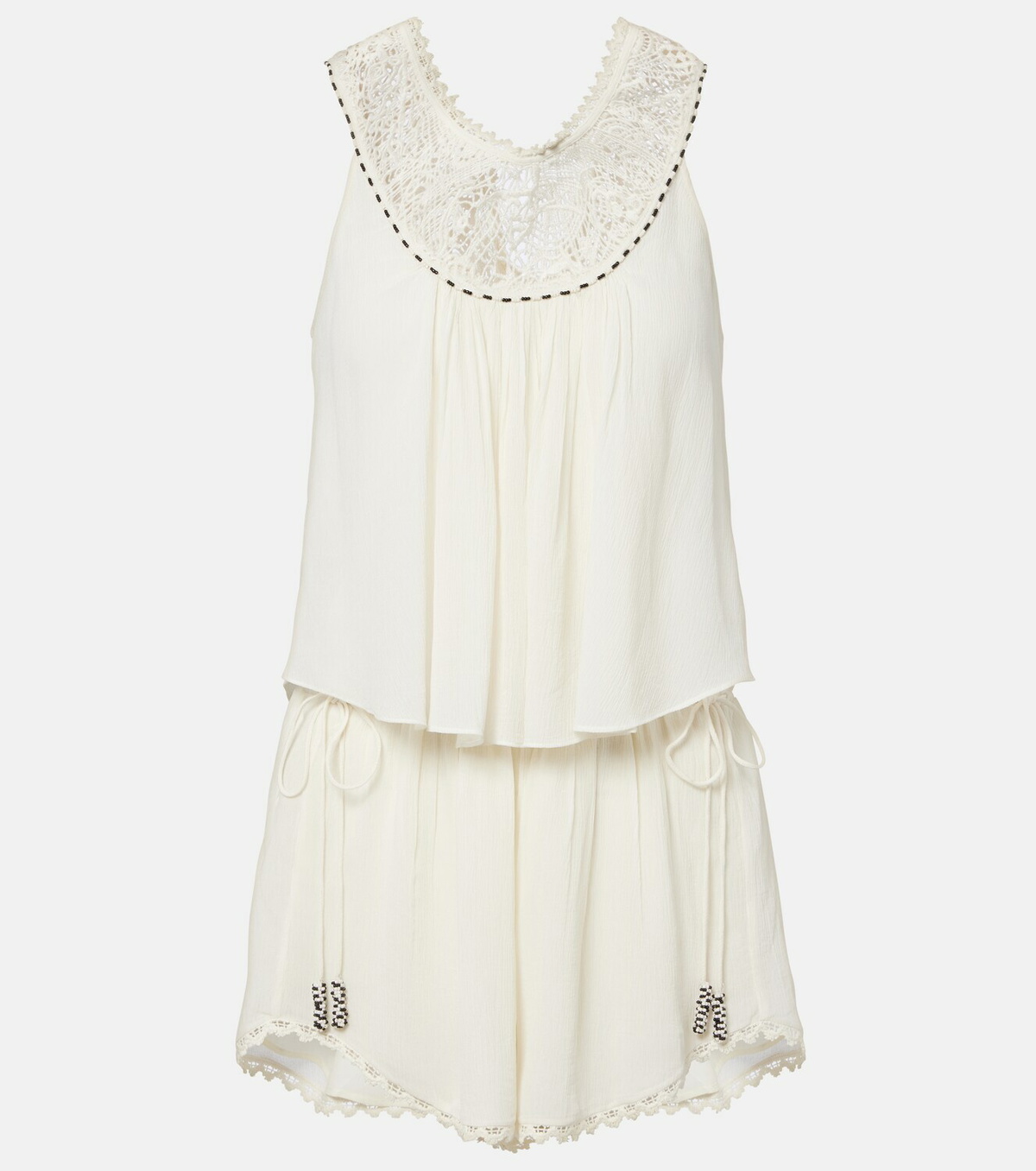 Isabel Marant Nilany beaded silk romper