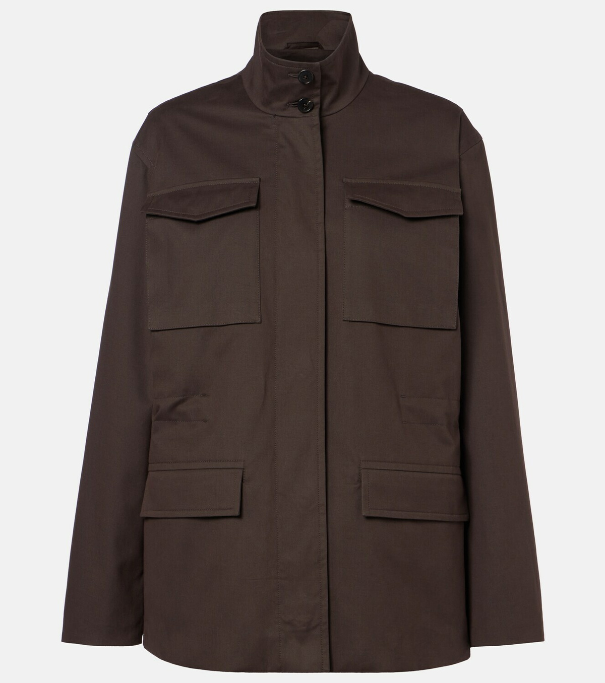 The Row Floriane cotton and cashmere field jacket