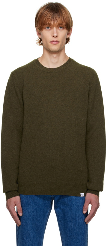 Photo: NORSE PROJECTS Green Sigfred Sweater