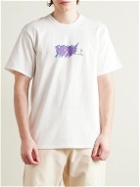 Noah - Circuit Logo-Print Cotton-Jersey T-Shirt - White