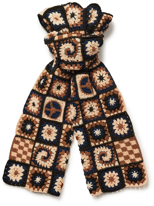 Photo: Story Mfg. - Piece Crochet-Knit Cotton Scarf