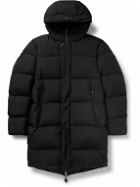 Herno Laminar - Quilted GORE-TEX® INFINIUM™ WINDSTOPPER® Hooded Down Jacket - Black
