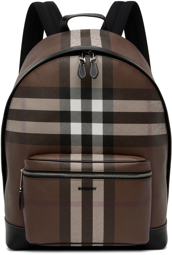 Photo: Burberry Brown Check Backpack