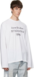 Acne Studios White '1996' Logo T-shirt