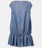 Alaïa Cotton and linen minidress