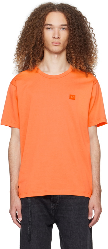 Photo: Acne Studios Orange Patch T-Shirt