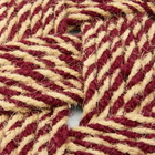 HAY Coco Door Mat - Swirl in Bordeaux/Off-White 