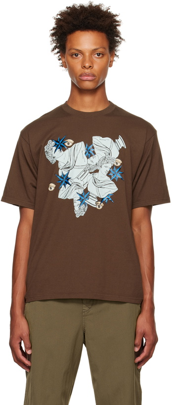 Photo: Undercover Brown Graphic T-Shirt