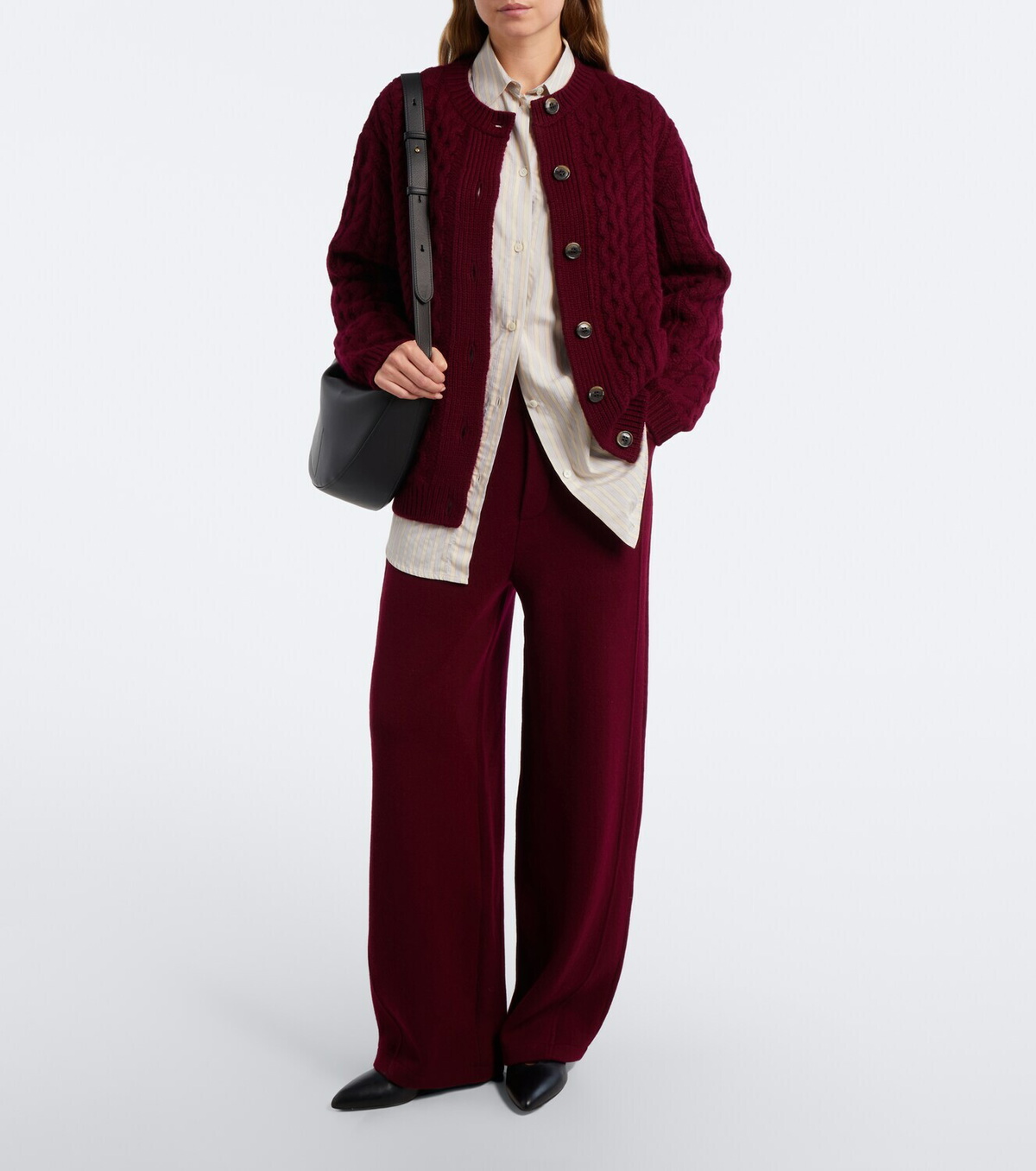 Lisa Yang Cable-knit cashmere cardigan