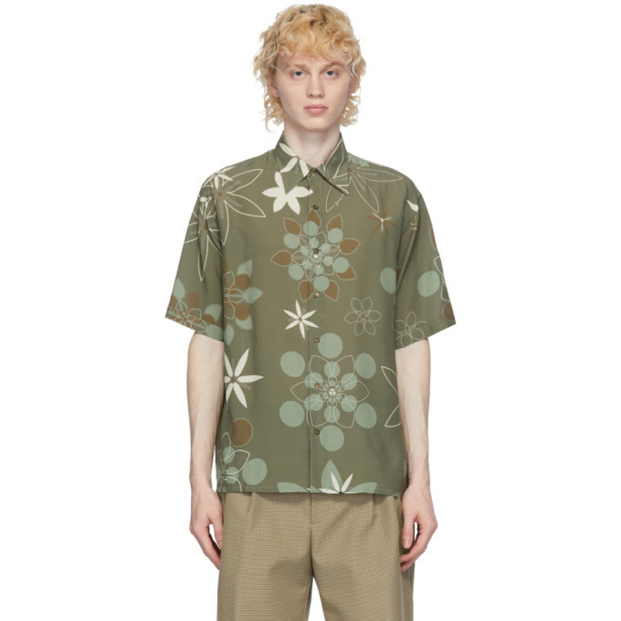 Photo: Fendi Green Kaleidoscope Floral Shirt