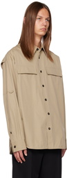 Bottega Veneta Beige Relaxed-Fit Shirt