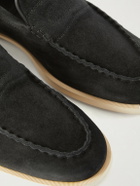 John Lobb - Pace Suede Loafers - Black