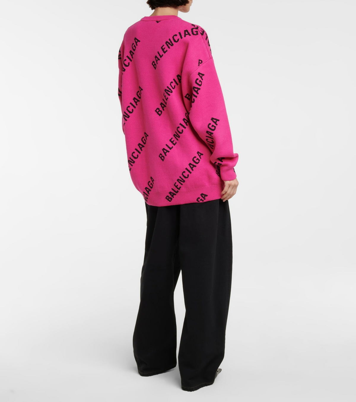 Balenciaga - Logo wool-blend sweater Balenciaga