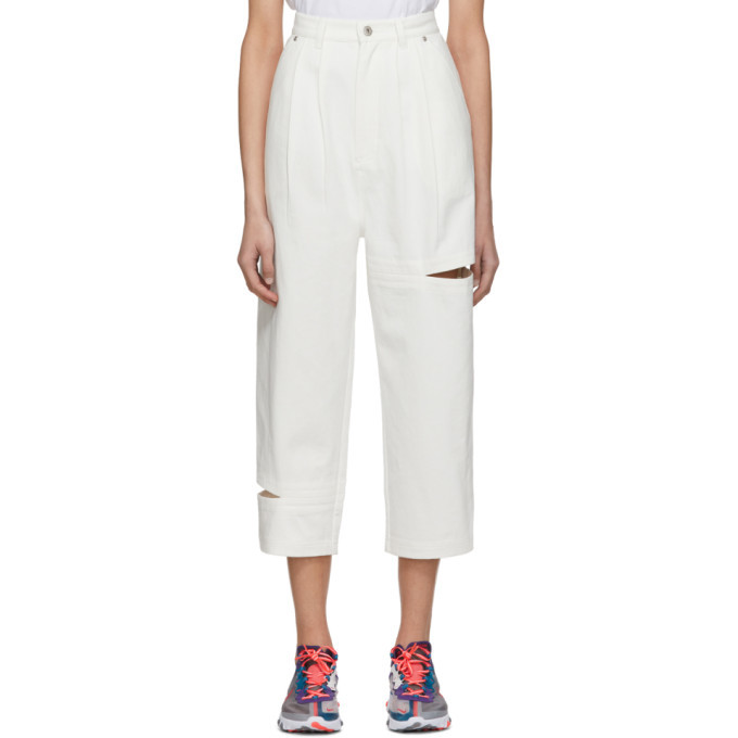 Perks and Mini SSENSE Exclusive White Bri Bri Jeans