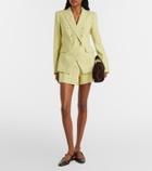Veronica Beard Haina linen-blend twill shorts