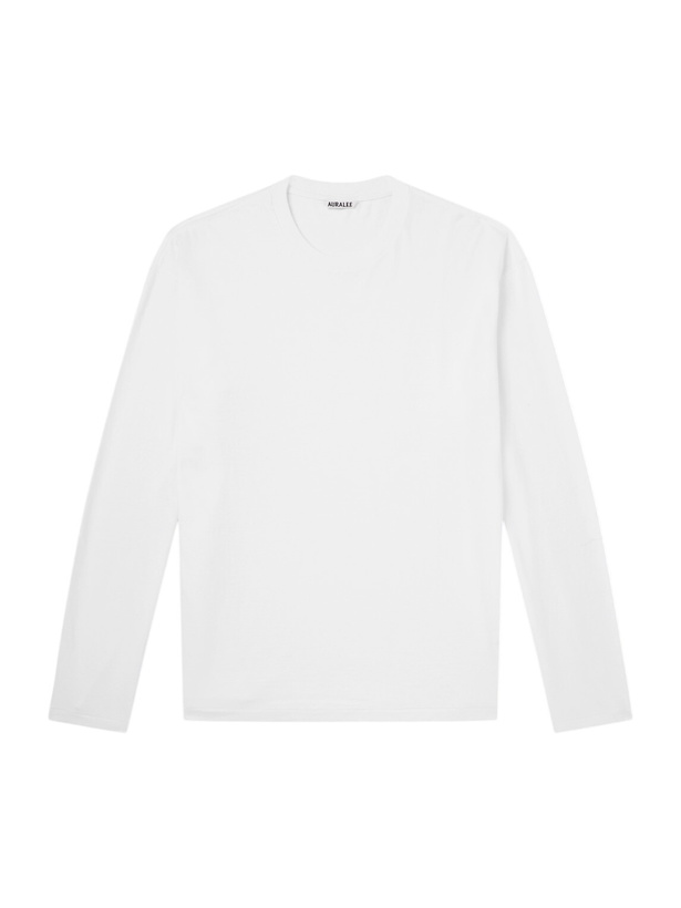 Photo: Auralee - Organic Cotton-Jersey T-Shirt - White