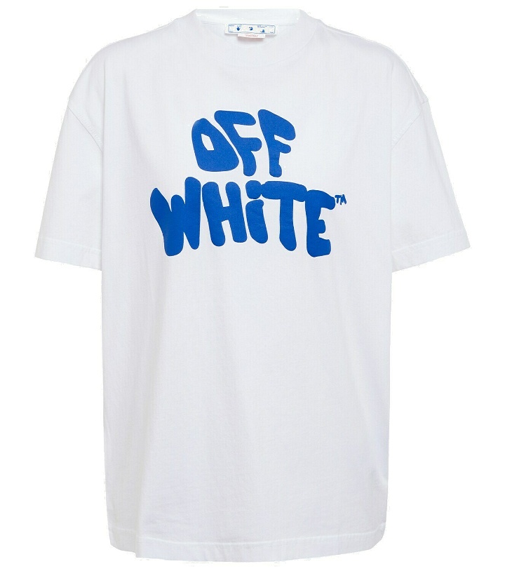 Photo: Off-White - Logo cotton jersey T-shirt