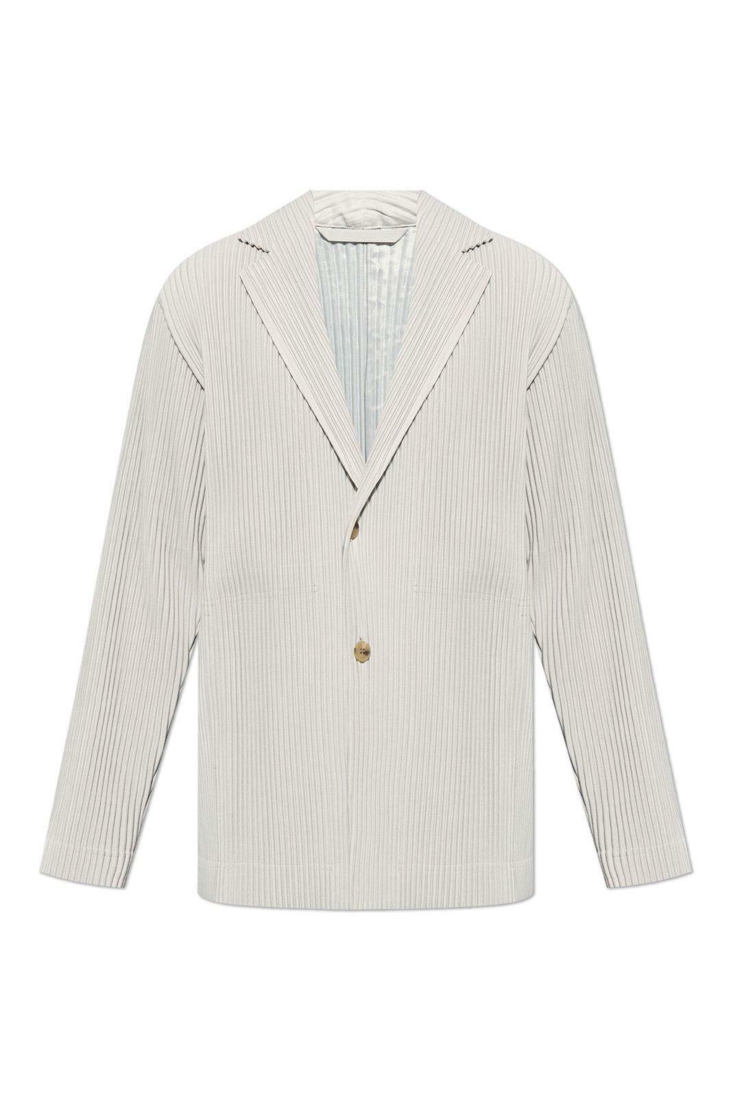 Homme Plissé Issey Miyake Brown Frame Coat Homme Plisse