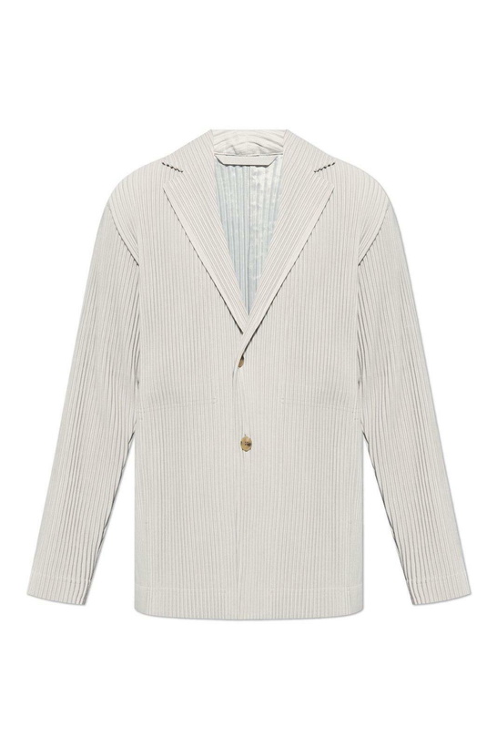 Photo: Homme Plissé Issey Miyake Single Breasted Pleated Blazer