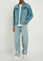 AN-Y1 Star Panelled Stretch-denim Jacket - One Size