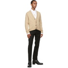 Rochas Homme Beige Wool Cardigan