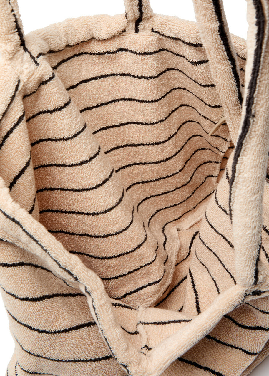 Bongusta Naram Weekend Striped Terry - Cream - One Size