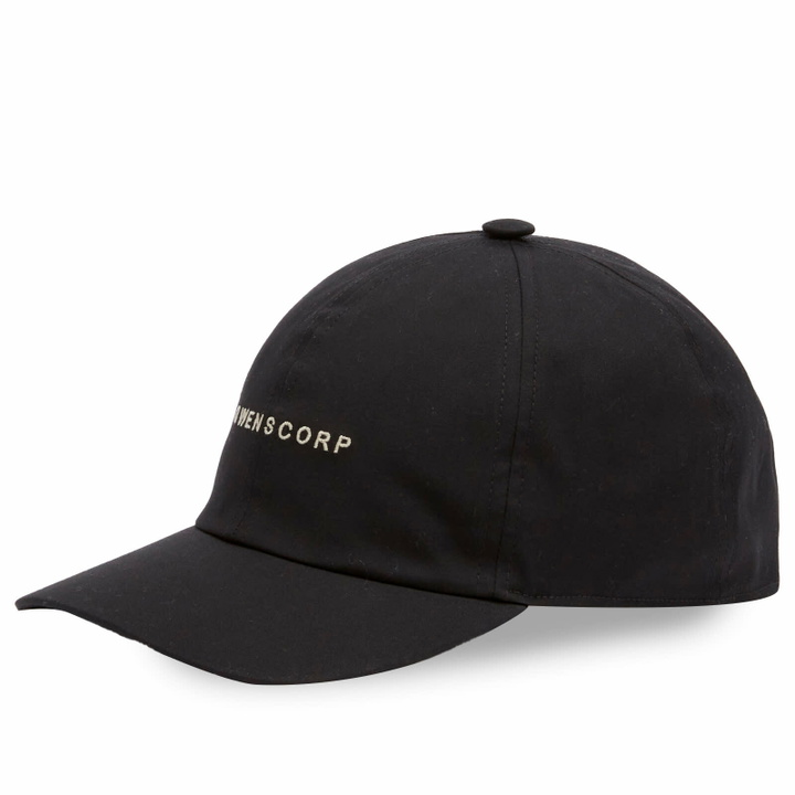 Photo: Rick Owens Women's Baseball Cap in Black Pearl