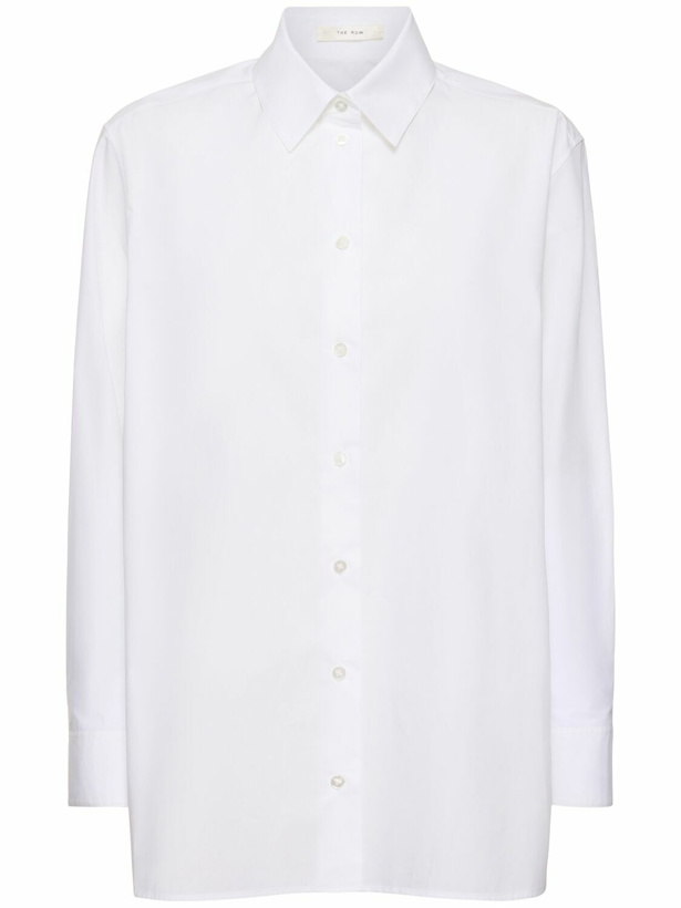 Photo: THE ROW Sisilia Cotton Poplin Shirt