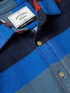 Portuguese Flannel - Striped Cotton-Flannel Shirt - Blue