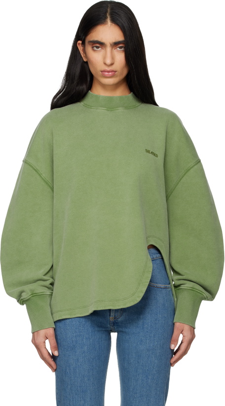 Photo: The Attico Green American Fleece Sweatshirt