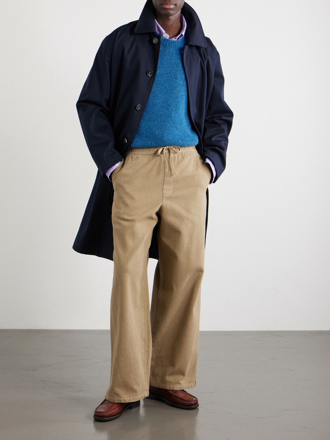 A.P.C. - Straight-Leg Cotton-Twill Trouser - Neutrals
