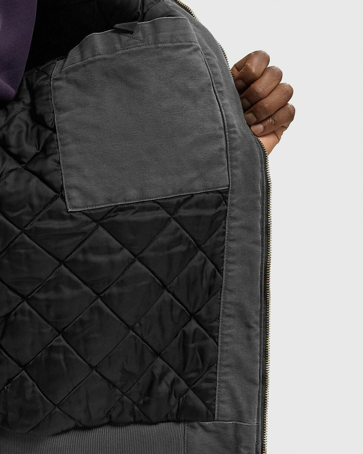 Carhartt WIP OG Active Jacket Grey Mens Denim Jacket