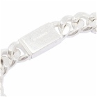 Jil Sander Men's Heavy Link Bracelet in Silver